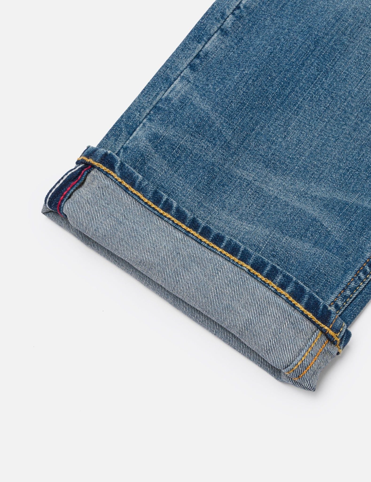  Quần Evisu 2-Tone Inserted Daicock Jeans 'Indigo' 