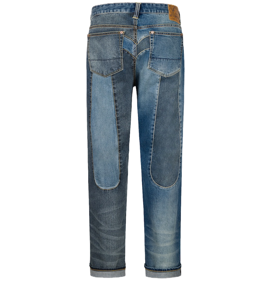  Quần Evisu 2-Tone Inserted Daicock Jeans 'Indigo' 