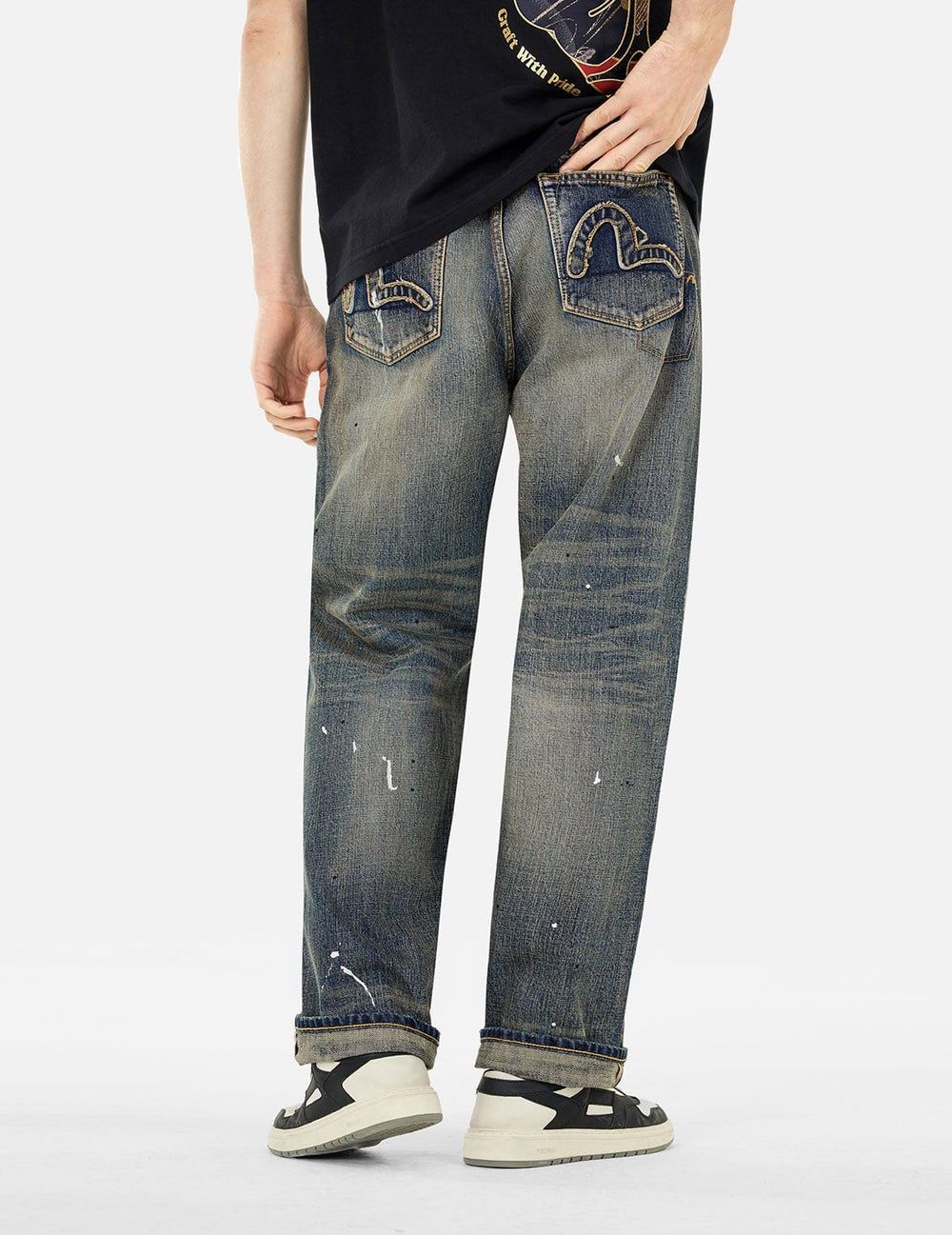  Quần Evisu 7-Pocket Design Vintage Jeans 'Indigo' 
