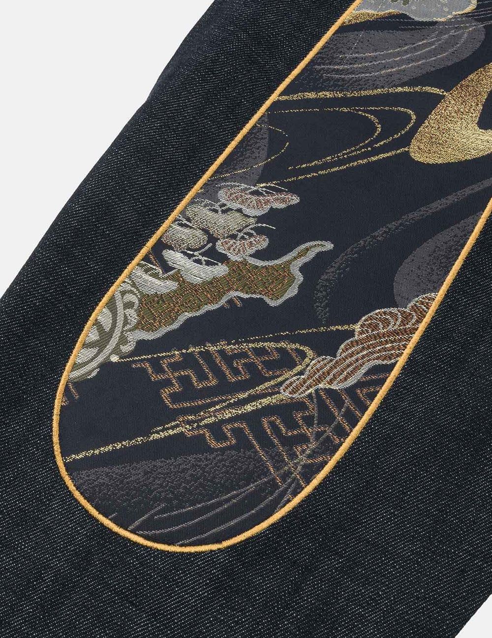  Quần Evisu Brocade Daicock Appliqué Jeans 'Indigo' 