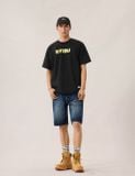  Quần Evisu Brocade Patchwork Shorts 'Indigo' 
