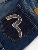  Quần Evisu Brocade Patchwork Shorts 'Indigo' 