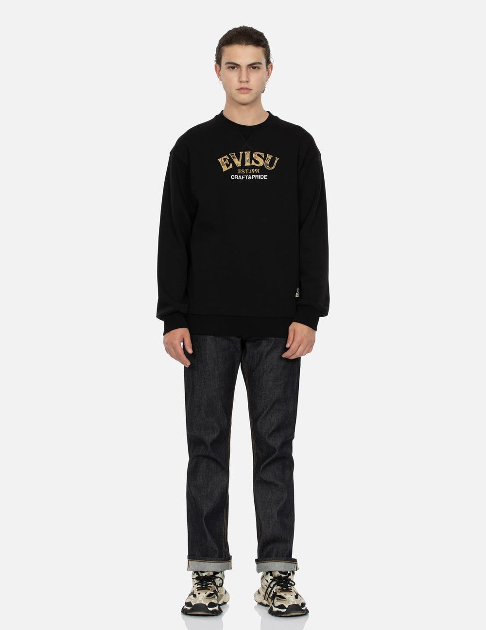  Quần Evisu Crane Embrodiery Jeans 'Indigo' 