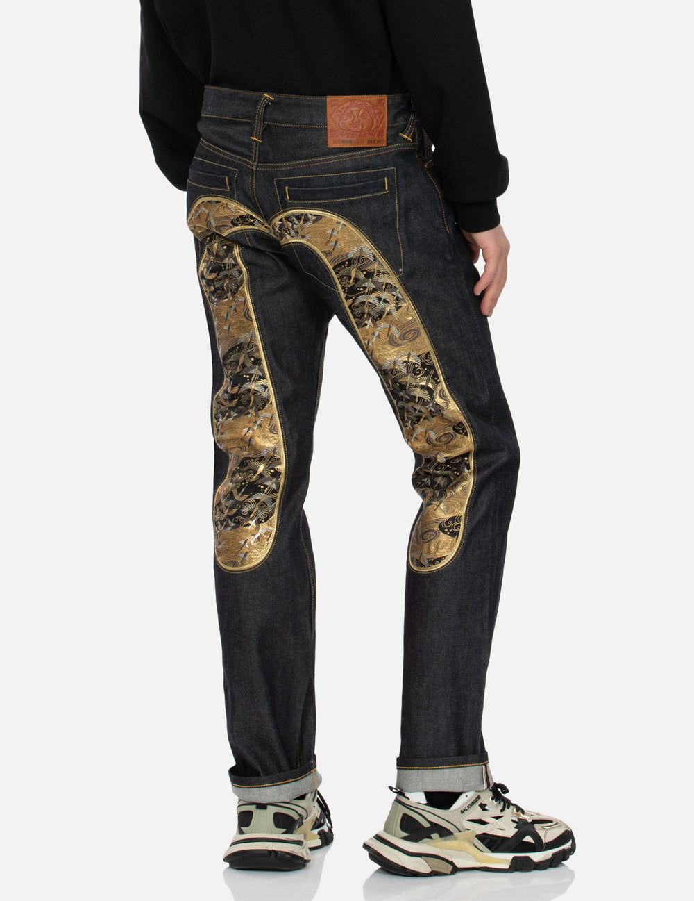  Quần Evisu Crane Embrodiery Jeans 'Indigo' 