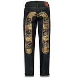  Quần Evisu Crane Embrodiery Jeans 'Indigo' 