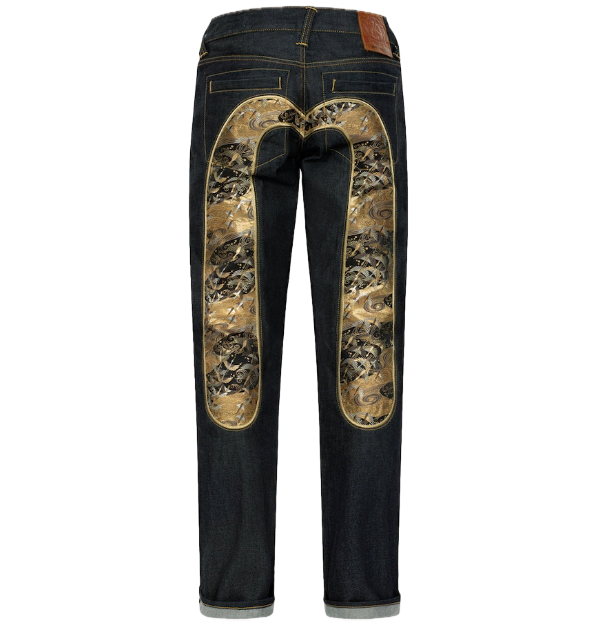  Quần Evisu Crane Embrodiery Jeans 'Indigo' 