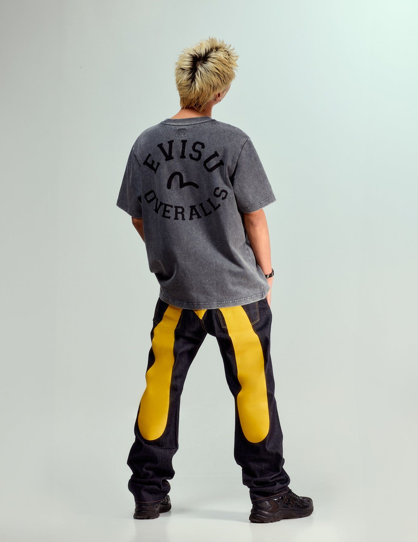  Quần Evisu Daicock Print Jeans 'Indigo' 