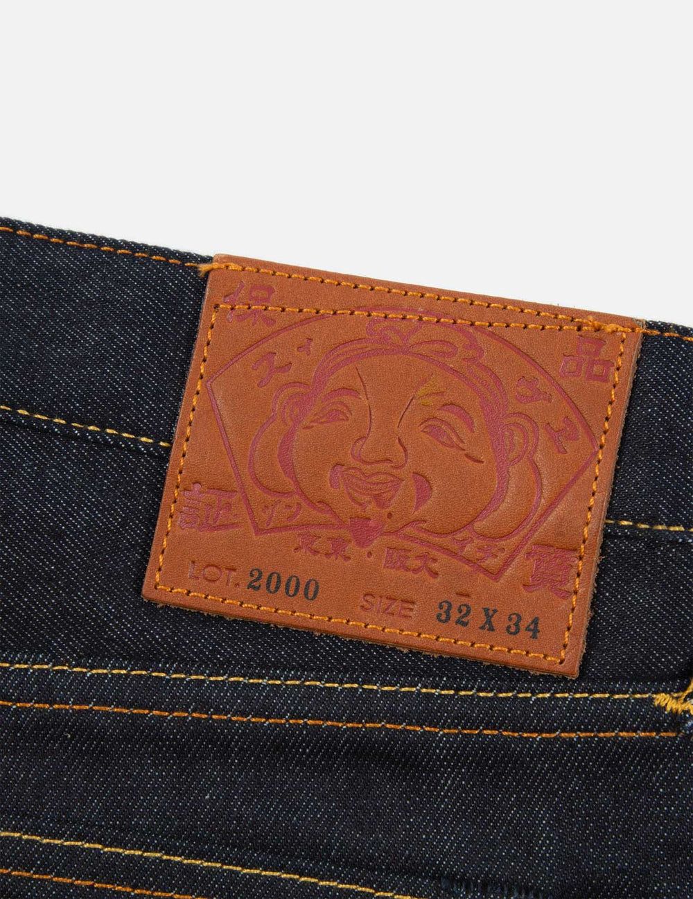  Quần Evisu Daicock Print Jeans 'Indigo' 