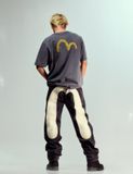  Quần Evisu Daicock Print Jeans 'Indigo' 