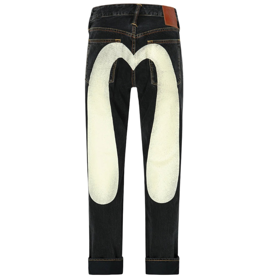  Quần Evisu Daicock Print Jeans 'Indigo' 