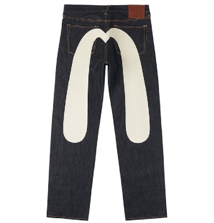  Quần Evisu Daicock Print Jeans 'Indigo' 
