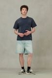  Quần Evisu Daicock Print Oversized Shorts 'Denim' 