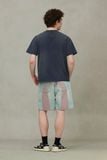  Quần Evisu Daicock Print Oversized Shorts 'Denim' 