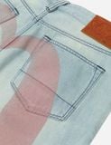  Quần Evisu Daicock Print Oversized Shorts 'Denim' 