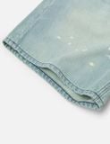  Quần Evisu Daicock Print Oversized Shorts 'Denim' 