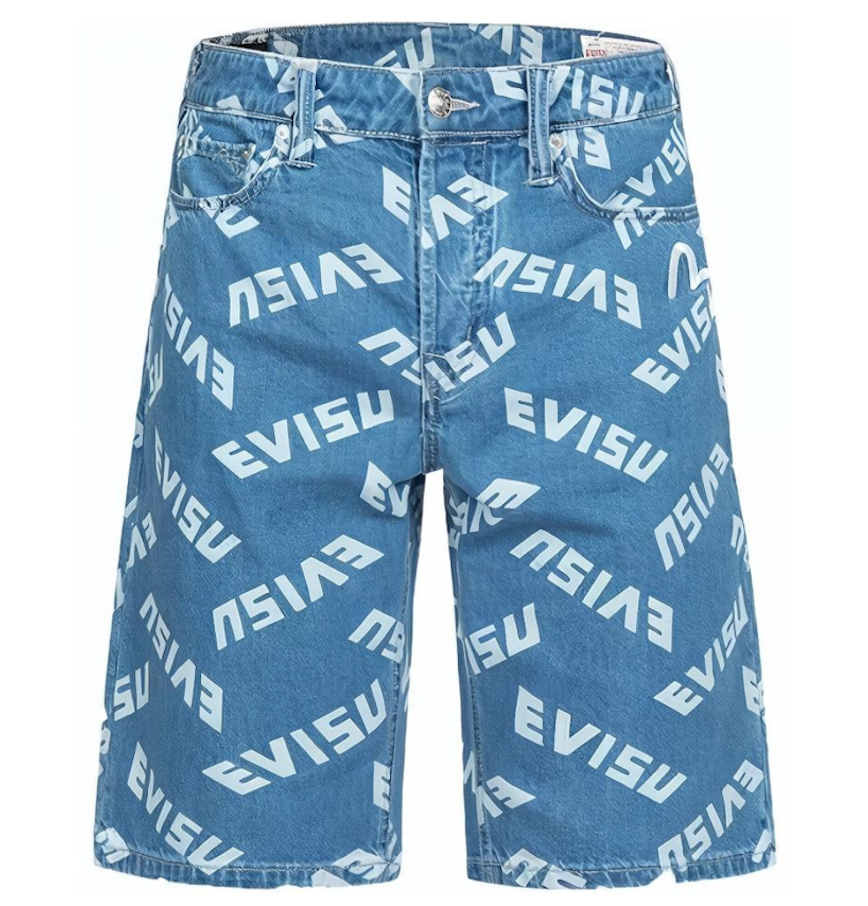  Quần Evisu Denim Short 'Blue' 