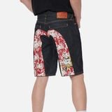  Quần Evisu Denim Shorts 'Black' 