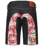  Quần Evisu Denim Shorts 'Black' 