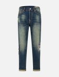  Quần Evisu Ebisu Print Multi-Pocket Jeans 'Indigo' 