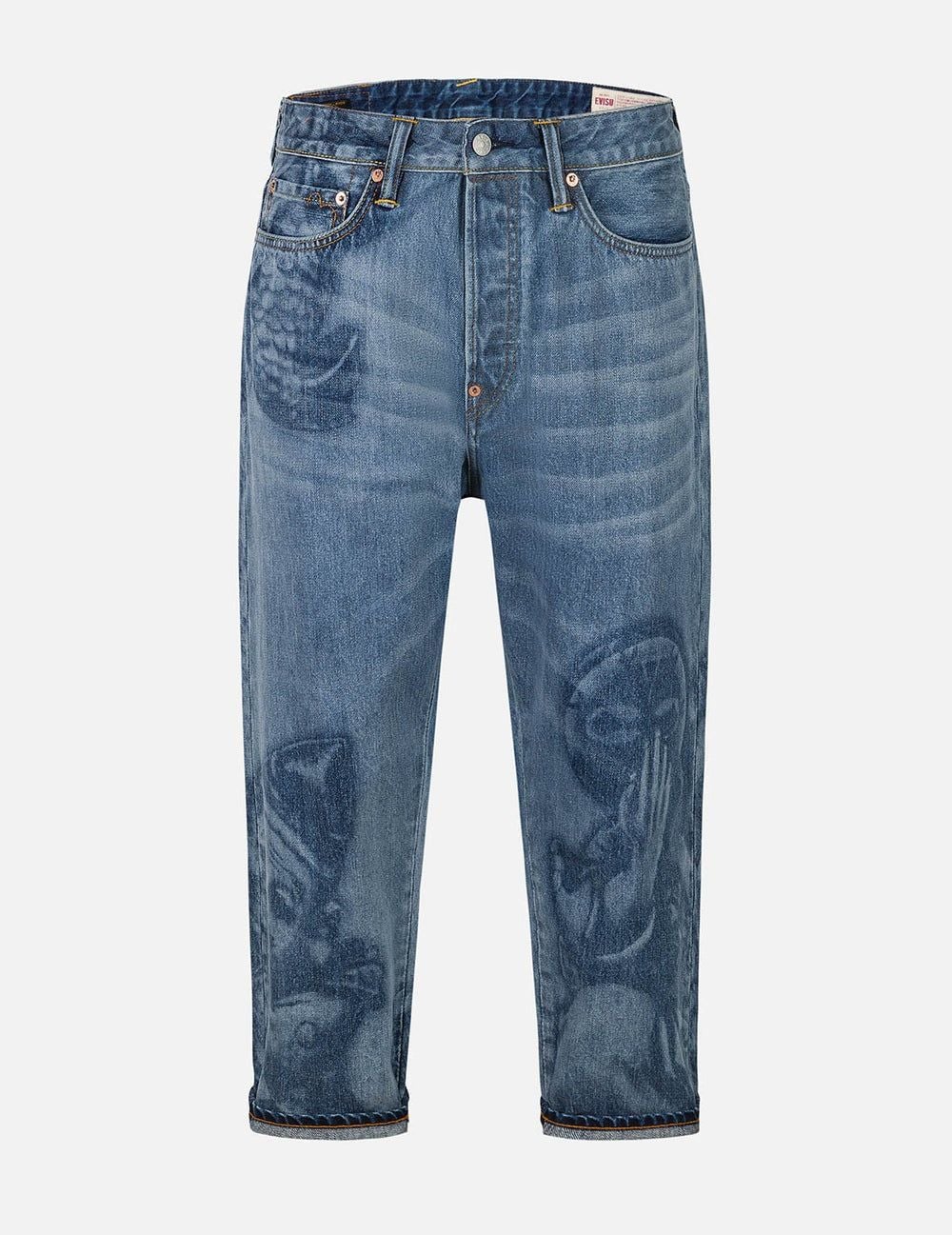  Quần Evisu Fisherman Godhead Laser Jeans 'Indigo' 