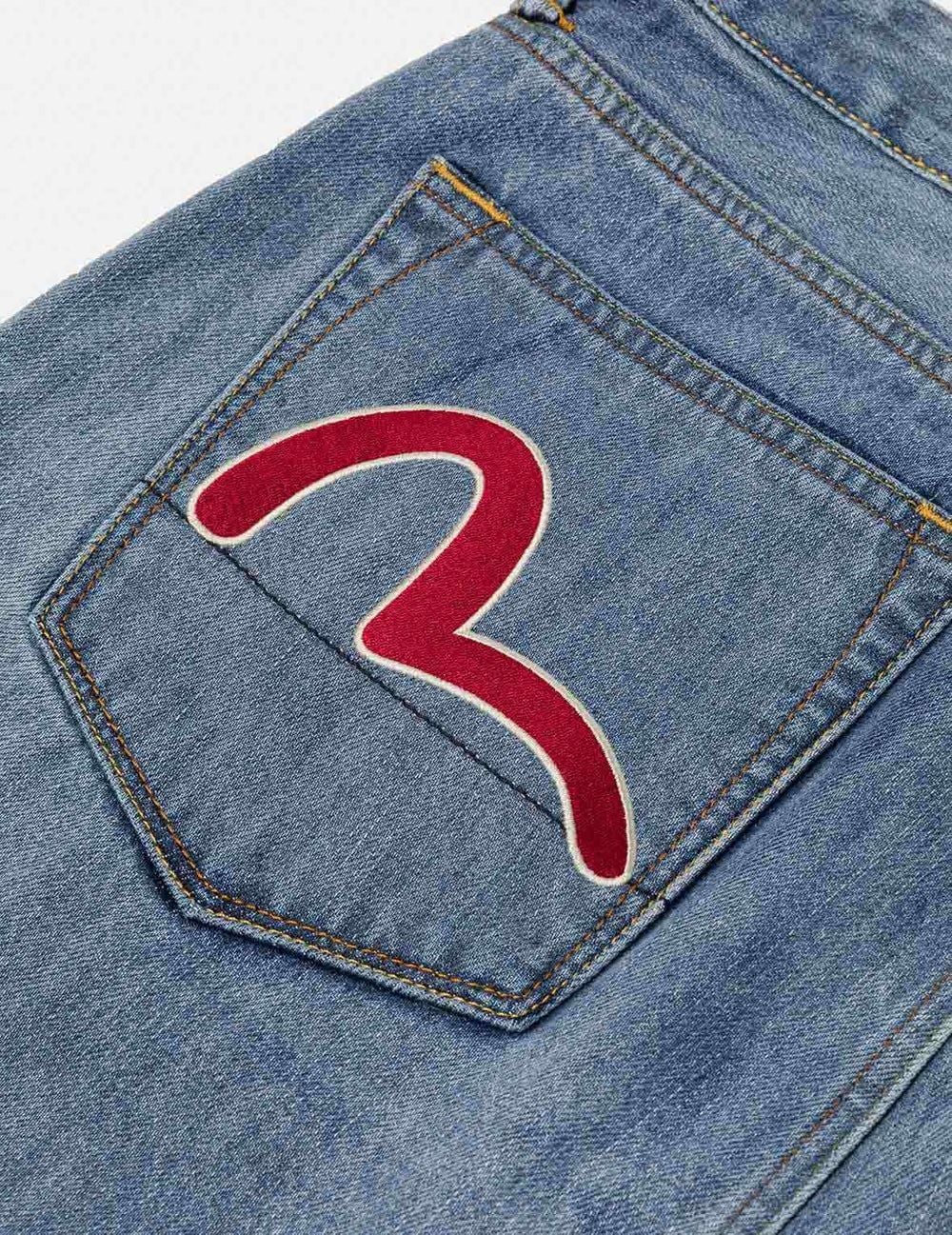  Quần Evisu Fisherman Godhead Laser Jeans 'Indigo' 