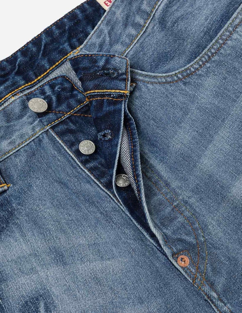  Quần Evisu Fisherman Godhead Laser Jeans 'Indigo' 
