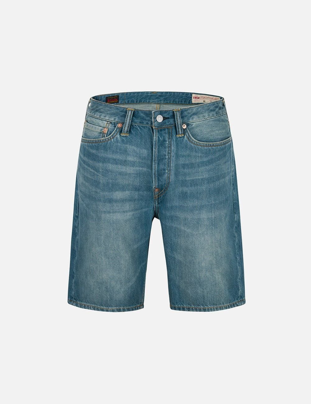  Quần Evisu Floral Daicock Shorts 'Denim' 