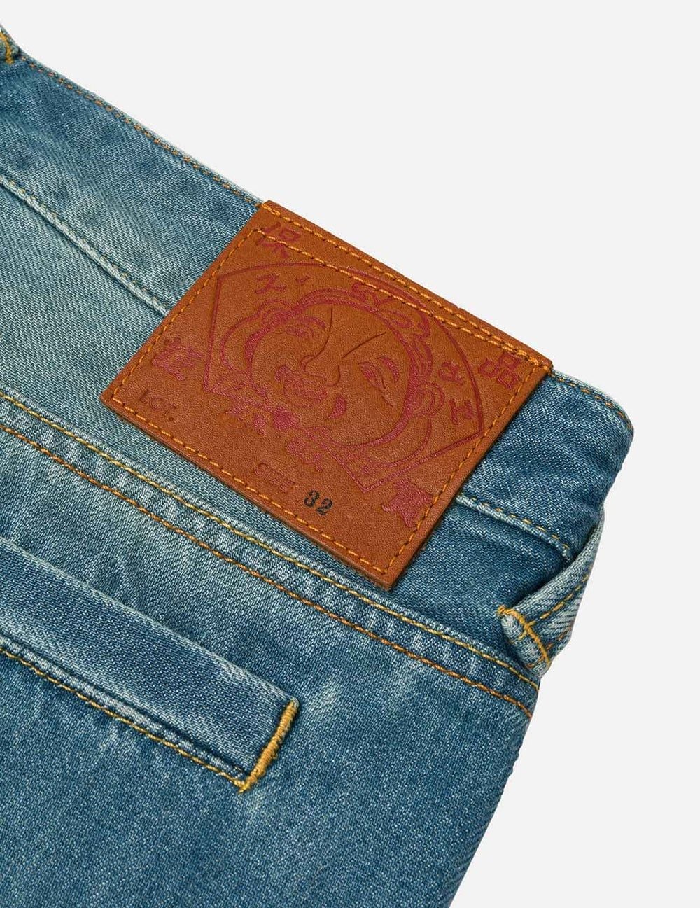  Quần Evisu Floral Daicock Shorts 'Denim' 