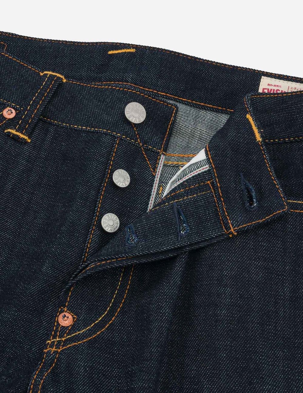  Quần Evisu Godhead Golfing Print Jeans 'Indigo' 