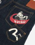  Quần Evisu Godhead Golfing Print Jeans 'Indigo' 