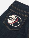  Quần Evisu Godhead Golfing Print Jeans 'Indigo' 