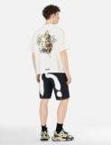  Quần Evisu Graffiti Daicock Print Shorts 'Indigo' 