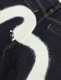 Quần Evisu Graffiti Daicock Print Shorts 'Indigo' 