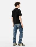  Quần Evisu Graffiti Prints Fit Jeans 'Indigo' 