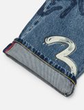  Quần Evisu Graffiti Prints Fit Jeans 'Indigo' 