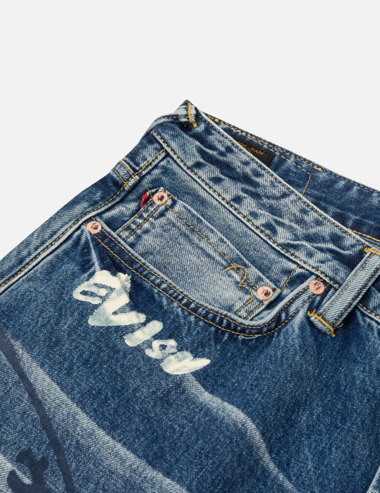  Quần Evisu Graffiti Prints Fit Jeans 'Indigo' 