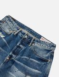  Quần Evisu Graffiti Prints Fit Jeans 'Indigo' 