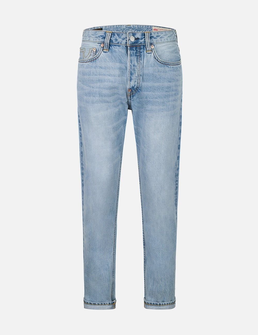  Quần Evisu Graffiti-Style Daicock Jeans 'Indigo' 