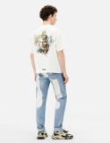  Quần Evisu Graffiti-Style Daicock Jeans 'Indigo' 