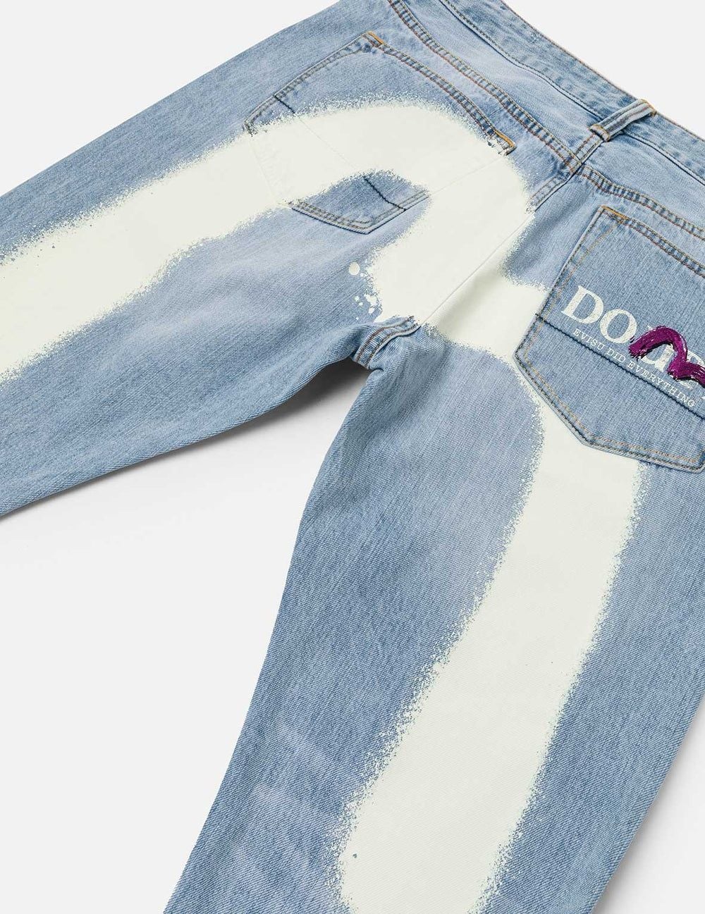  Quần Evisu Graffiti-Style Daicock Jeans 'Indigo' 