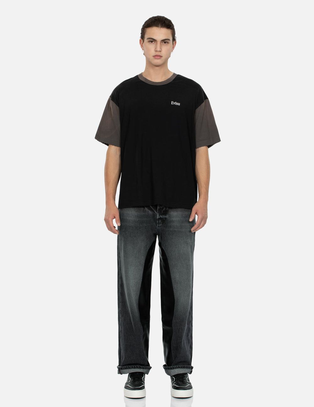  Quần Evisu Inlay Seagull Jeans 'Black' 