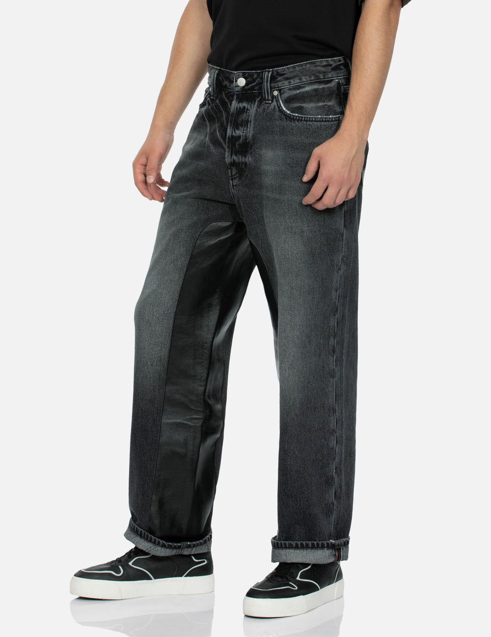  Quần Evisu Inlay Seagull Jeans 'Black' 