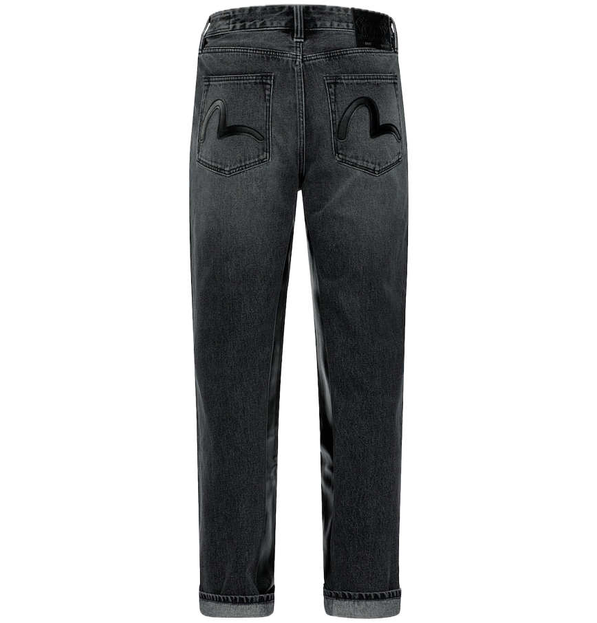  Quần Evisu Inlay Seagull Jeans 'Black' 