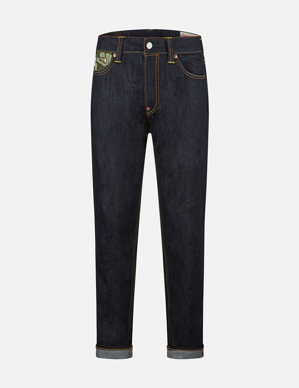  Quần Evisu Ishigaki Camouflage Jeans 'Dark Green' 