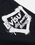  Quần Evisu Kamon Appliqué Short 'Black' 