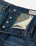  Quần Evisu Kamon Jacquard Pockets 3D Jeans 'Indigo' 