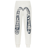  Quần Evisu Logo Daicock Print Sweatpants 'White' 