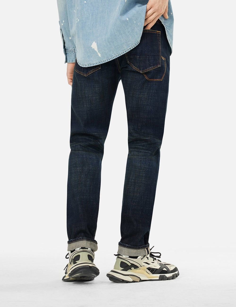  Quần Evisu Multi-pocket Dark-toned Jeans 'Indigo' 