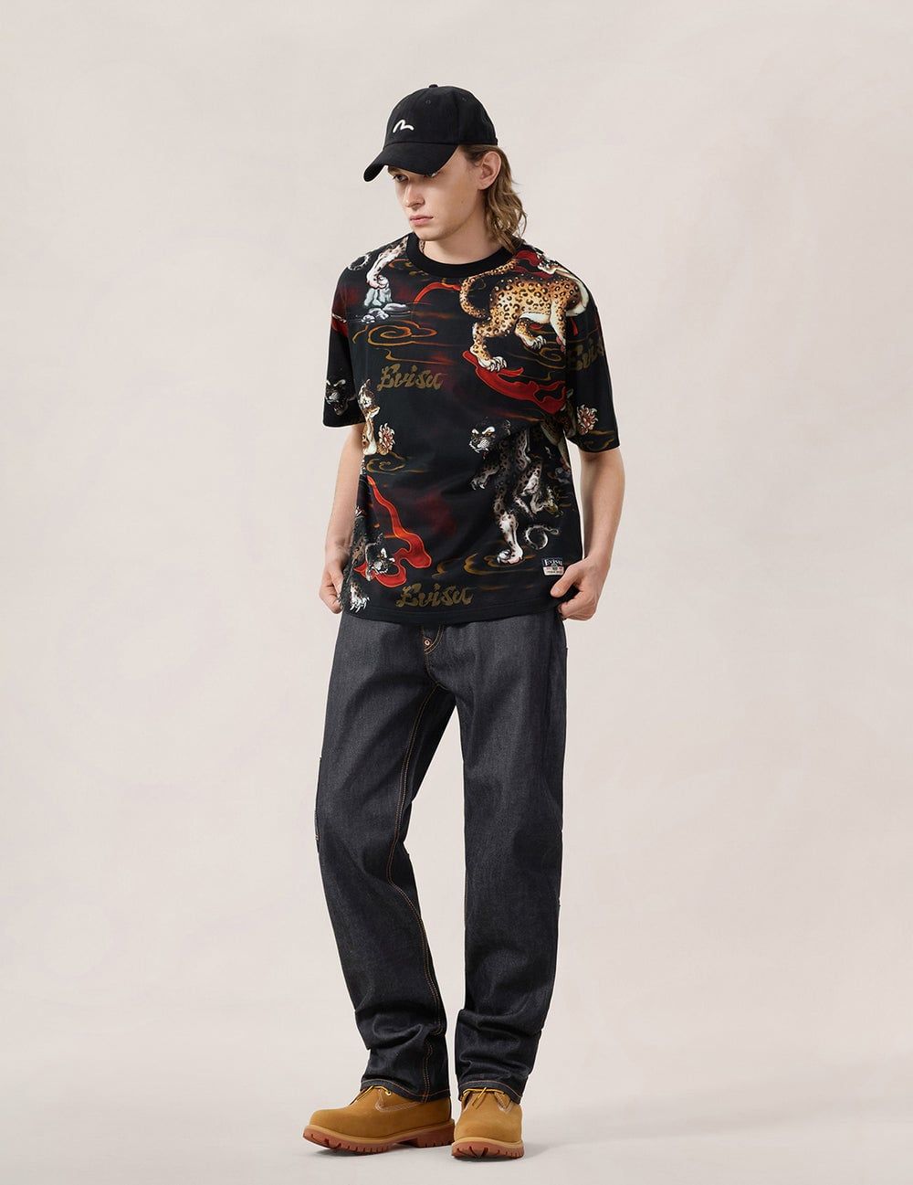  Quần Evisu Multi-Pocket Seagull Jeans 'Indigo' 