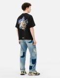  Quần Evisu Multi-Pocket Seagull Print Jeans 'Indigo' 